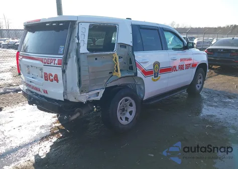 2015 Chevrolet Tahoe Commercial Fleet из США, поврежденный, VIN 1GNSK3EC2FR574621